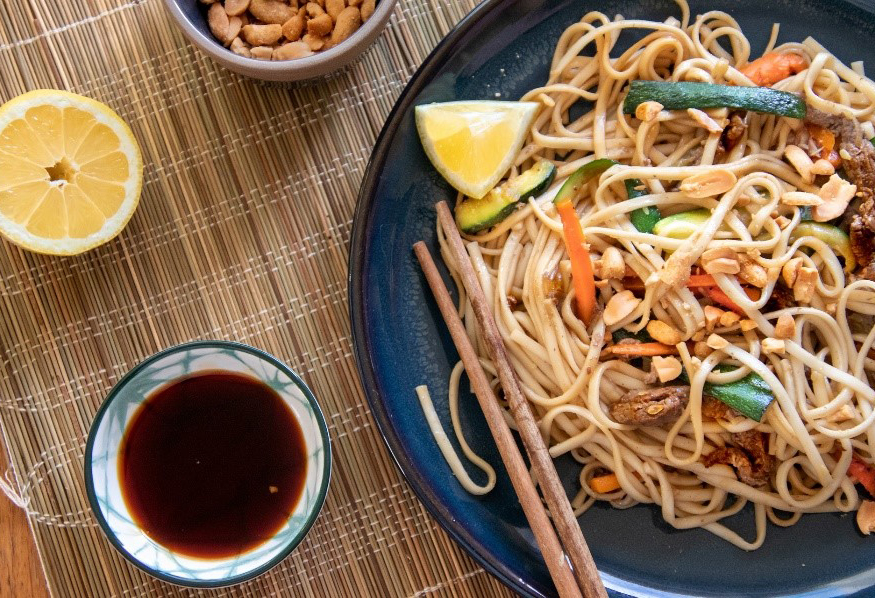 Wok de bœuf à la citronnelle