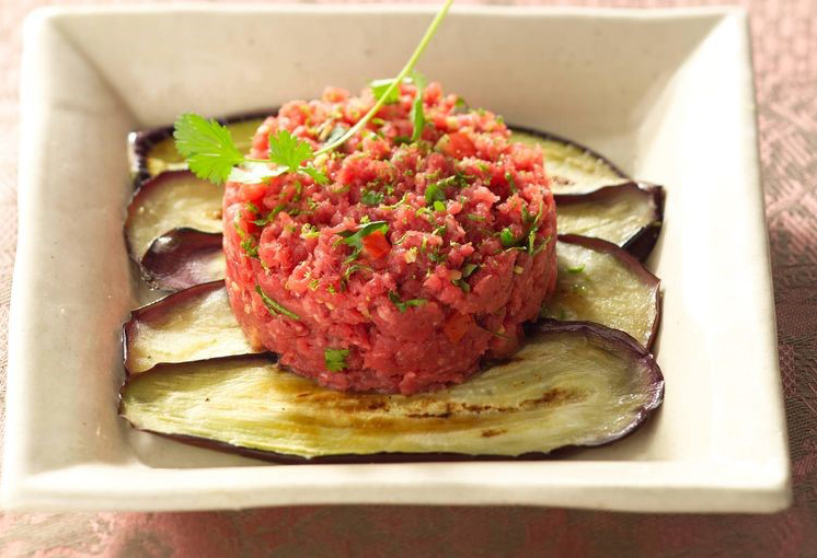 Tartare de bœuf version asiatique