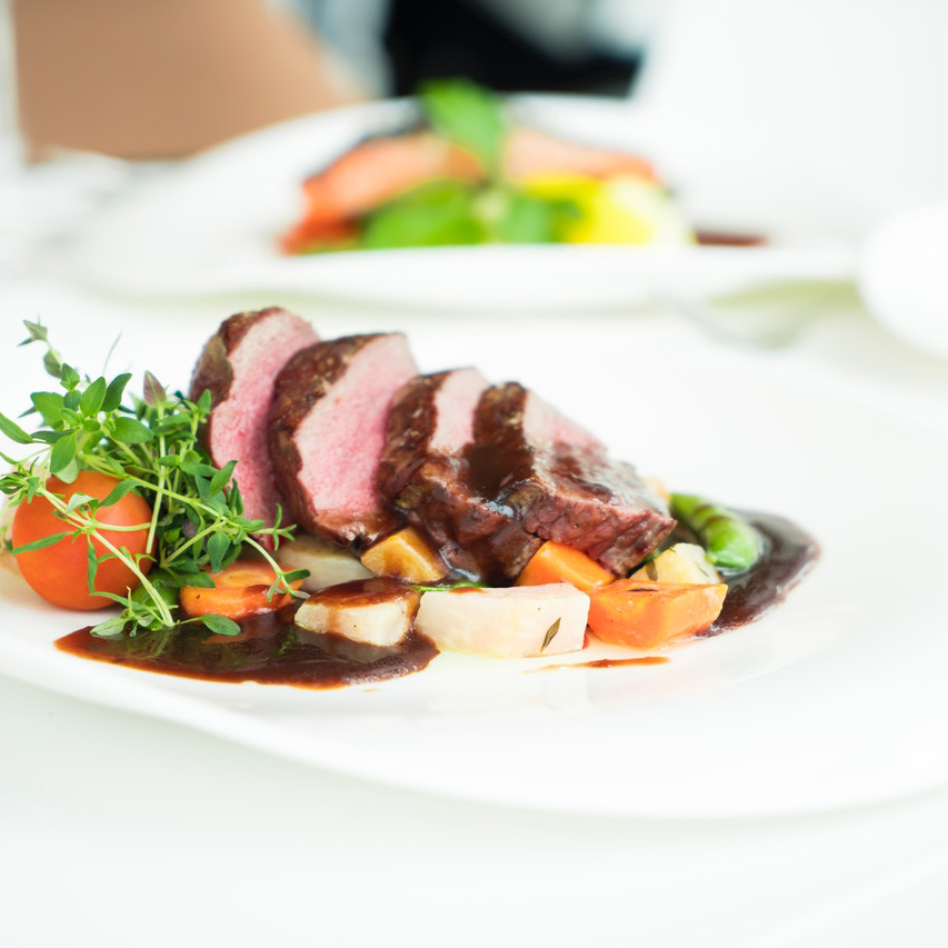 Agneau au café