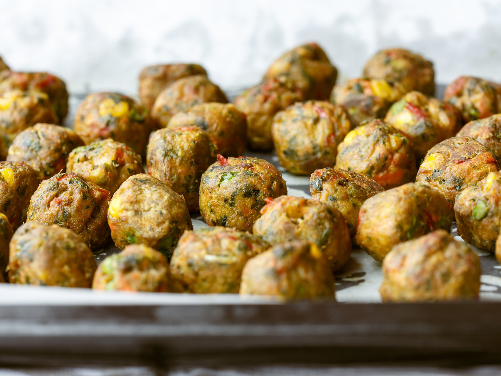 Boulettes de boeuf épicées et lentilles à la crème