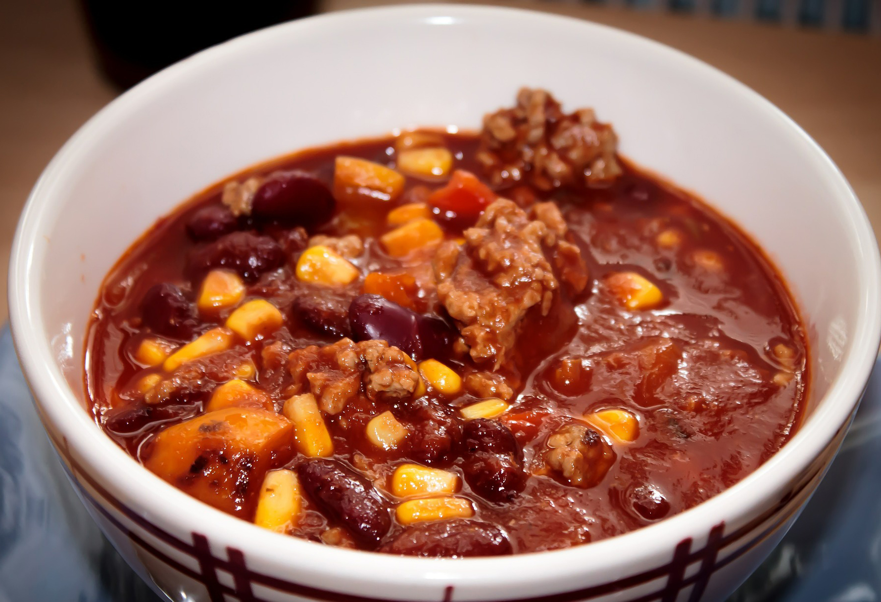 Chili con carne de bœuf haché